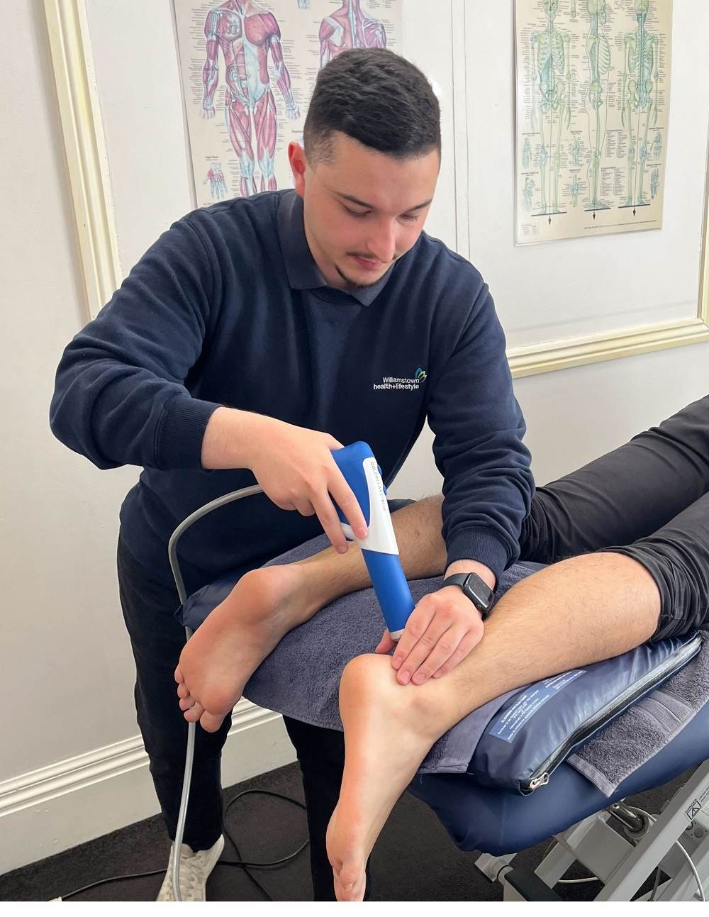 Laser therapy treatment at Williamstown Health and Lifestyle